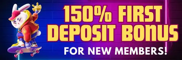 150% FIRST DEPOSIT BONUS